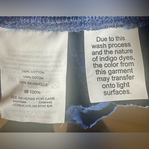 MADEWELL Women’s 100% Cotton Blue Layered Crop Top Babydoll Smock Tank Size XL - Picture 4 of 5